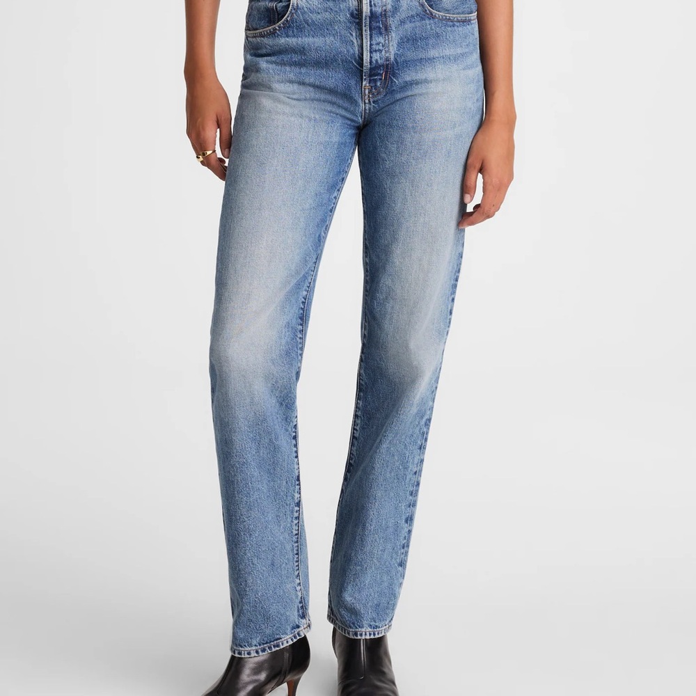 Madewell Longline Straight Jeans NWT - Picture 2 of 9